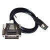 ATUUKOPC RS232 D-SUB 9 PIN DB9 Male to DB25 Adapter GT01-C30R4-25P PLC Programming Cable for GT11/GT15 to FX2/FX2C/A/QnA PLC(5m) view 4