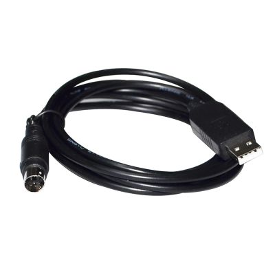 ATUUKOPC FT232RL USB to MINI DIN 5PIN MD5 Converter PLC Programming Cable for PC to GT11 Touch Screen PLC Control KABLE(5m)