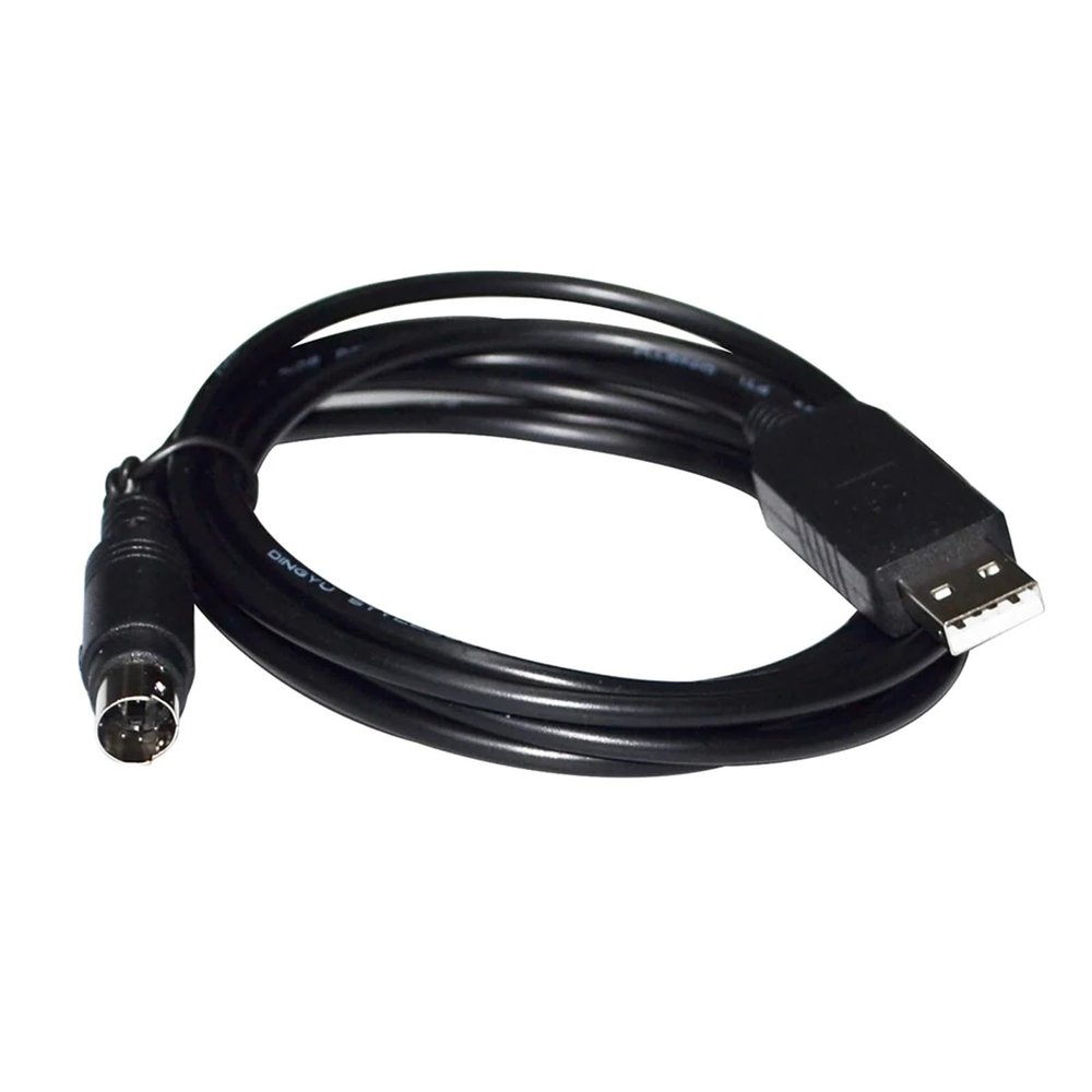 ATUUKOPC FT232RL USB to MINI DIN 5PIN MD5 Converter PLC Programming Cable for PC to GT11 Touch Screen PLC Control KABLE(5m)