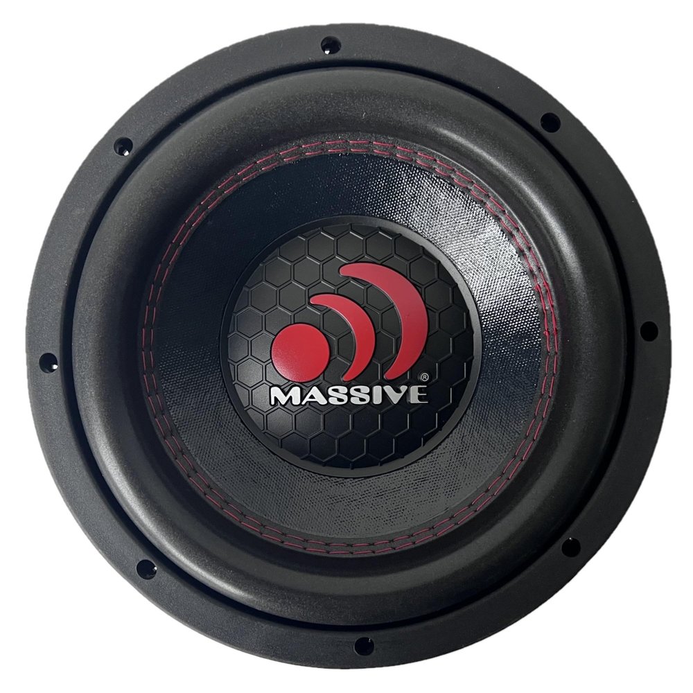 Massive Audio GTX104H - 10" 800 Watts RMS / 1600w MAX Dual 4 Ohm Subwoofer for Controlled deep bass