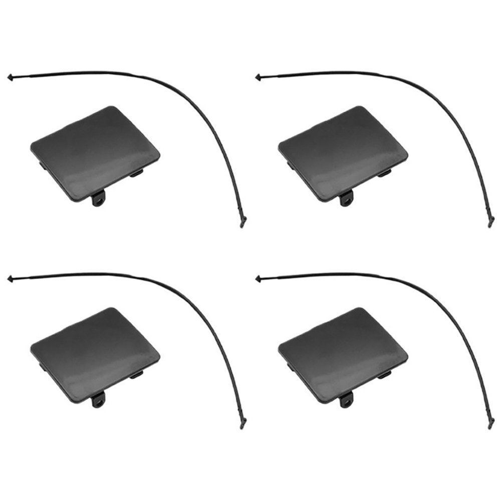 4Pcs Side Skirt Jack Hole Cover Bumper Cap 1406980330 for Mercedes for Benz S-Class W140 W220 2000-2006