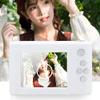 48MP 8X Zoom Digital Camera with IPS Screen, Anti Shake, Auto Focus, Compact Camera for Travel, Selfie Mirror (White) view 2