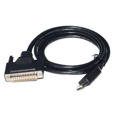 HETSCS FT232RL CHIP USB to D-SUB DB25 Male RS232 Serial Communication Cable for Signal Recovery Amplifier to PC KABLE(3metres)