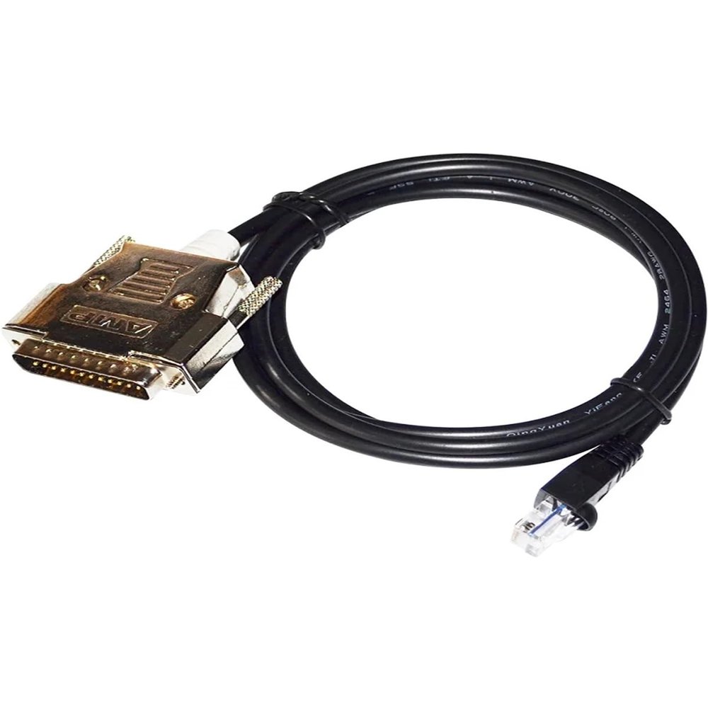 perdnmkg RJ45 to D-SUB 25 PIN DB25 Male Connector Communication Cable(1.8m)