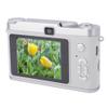 Teens Digital Camera, 48MP HD Dual Lens Auto Focus 8X Digital Zoom Compact Camera with Multiple Stickers, Auto Beautification for Photography, Travel, and Parties (Silver) view 4