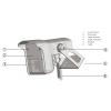 10 Falcon XL/FalconXL for Small Door (2~3.5m) High Performance Human-Vehicle Separation Bea Radar Opening Sensor for Automatic Industrial Door Motion Sensor view 3