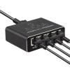 1 in 4 Out RJ45 Gigabit Ethernet Splitter 1000Mbps LAN Network Internet Adapter for IP Cameras Desktop PC view 4
