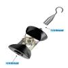 ylbtkioe Mini 360 Prism Compatible with Swiss Type Total Station GRZ101 360 Degree Prism Surveying Reflector +30mm Offset Swiss Type Target for Engineering Topographic Survey with Hook view 2