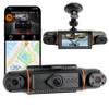 360 Degrees 4CH 1080P Dash Cam Front/Rear/Left/Right, 4-Way Recording, 3" IPS Screen, Built-in WiFi, GPS Tracking, Night Vision, G-Sensor, 24H Parking Mode, Loop Recording view 1