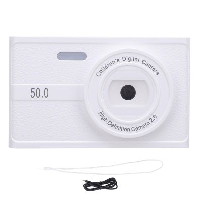 48MP 1080P HD Camera with 8X Zoom, Easy to Operate, Multi Functions, Compact Design, for Photography Recording, for Travel, Gatherings, Weddings (White)
