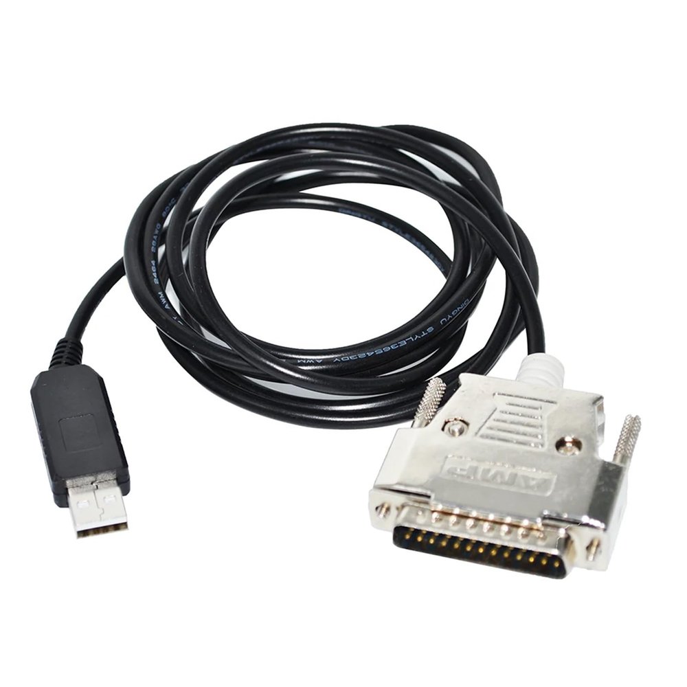 ATUUKOPC FT232RL USB RS232 to DB25 D-SUB 25PIN Male Adapter Null Modem Serial Communication Cable for X68000 X68K to PC(5m)