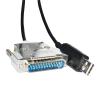 ATUUKOPC FT232RL USB RS232 to DB25 D-SUB 25PIN Male Adapter Null Modem Serial Communication Cable for X68000 X68K to PC(5m) view 3