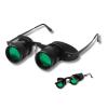 10X Binocular Glasses, Professional Wearable Fishing Binoculars HD Lens, 360 Light Obstruction, Portable Folding Eyeglasses for Concerts Theater Opera Bird Watching view 1