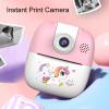 Kids Camera Instant Print, 24MP 1080P FHD Lens Video Selfie Kids Camera with 180 Rotatable Lens, Music, Player Games, 1 Roll Print Paper, Small HD Digital Printable Camera for view 3