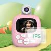 Kids Camera Instant Print, 24MP 1080P FHD Lens Video Selfie Kids Camera with 180 Rotatable Lens, Music, Player Games, 1 Roll Print Paper, Small HD Digital Printable Camera for view 4