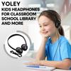 Yoley Classroom Headphones Bulk 50 Pack Class Set for School Students Kids and Adult -Sturdy Wired 3.5mm Plug (Black, 50 Pack) view 4
