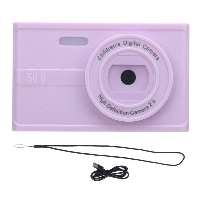 48MP 1080P HD Camera with 8X Zoom, Easy to Operate, Multi Functions, Compact Design, for Photography Recording, for Travel, Gatherings, Weddings (Violet)