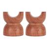 Ylwxzenith 2pcs Rosewood HiFi Speaker Wire Brackets, Shockproof Insulation Stabilizers for Speaker Amplifier Sound System, Enhance Sound Quality, Keep Cables Organized view 1