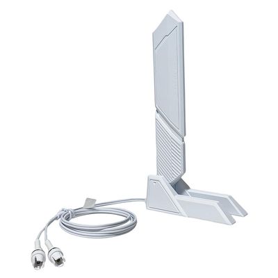 WiFi 7 WiFi Antenna 2.4G 5G 6G Dual Band Magnetic Base WiFi 6E WIFI7 for ASUS ROG Strix B850-A B850-E B850-F B850-I TUF Gaming B850-PLUS Prime B650-PLUS PC Desktop Computer Wi-Fi 7 Motherboard White