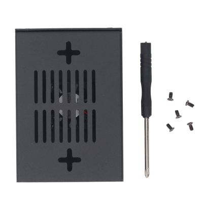 Metal Cooling Case, Zinc Alloy Single Board Computer Enclosure with Fan for Orange Pi 5 M AX, Seamless Compatibility