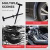 Nylon Universal Cable Tie Buckle, New Heavy Duty Self-Locking Nylon Zip Ties Holder, UV Resistant Zipties with Pin & Button Design, Multipurpose Plastic Cable Ties Tool for Car Daily Auto Fixing (50) view 4