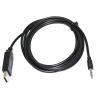 perdnmkg USB PG-4W Programming Cable for TH-D7 TH-D7A TH-D7A(G) TH-D7E TH-D7E(G) to PC with USB RS232 to 2.5MM TRS Jack(3.6m,PL2303GT CHIP) view 1