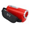 16MP 1080P Video Camera HD 16X Digital Zoom USB Digital Camera Video Recorder with 2 Inch Rotation Screen for Travel, Featuring Selfie, Electronic Image Stabilization (Red) view 3