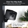 Cam v3 2 Pack, 1080p Plug-in Smart Security Camera, Color Night Vision, Motion Detection, 2-Way Audio, Compatible with Alexa, Google Assistant, Cloud & SD Card Storage, Indoor/Outdoor, Wired, Black view 3