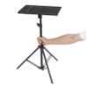 DOITOOL 1Pc Aluminium Alloy Tripod Stand for Projectors and Laptops Height Durable Storage Rack for Musicians Teachers and Performers Black view 3