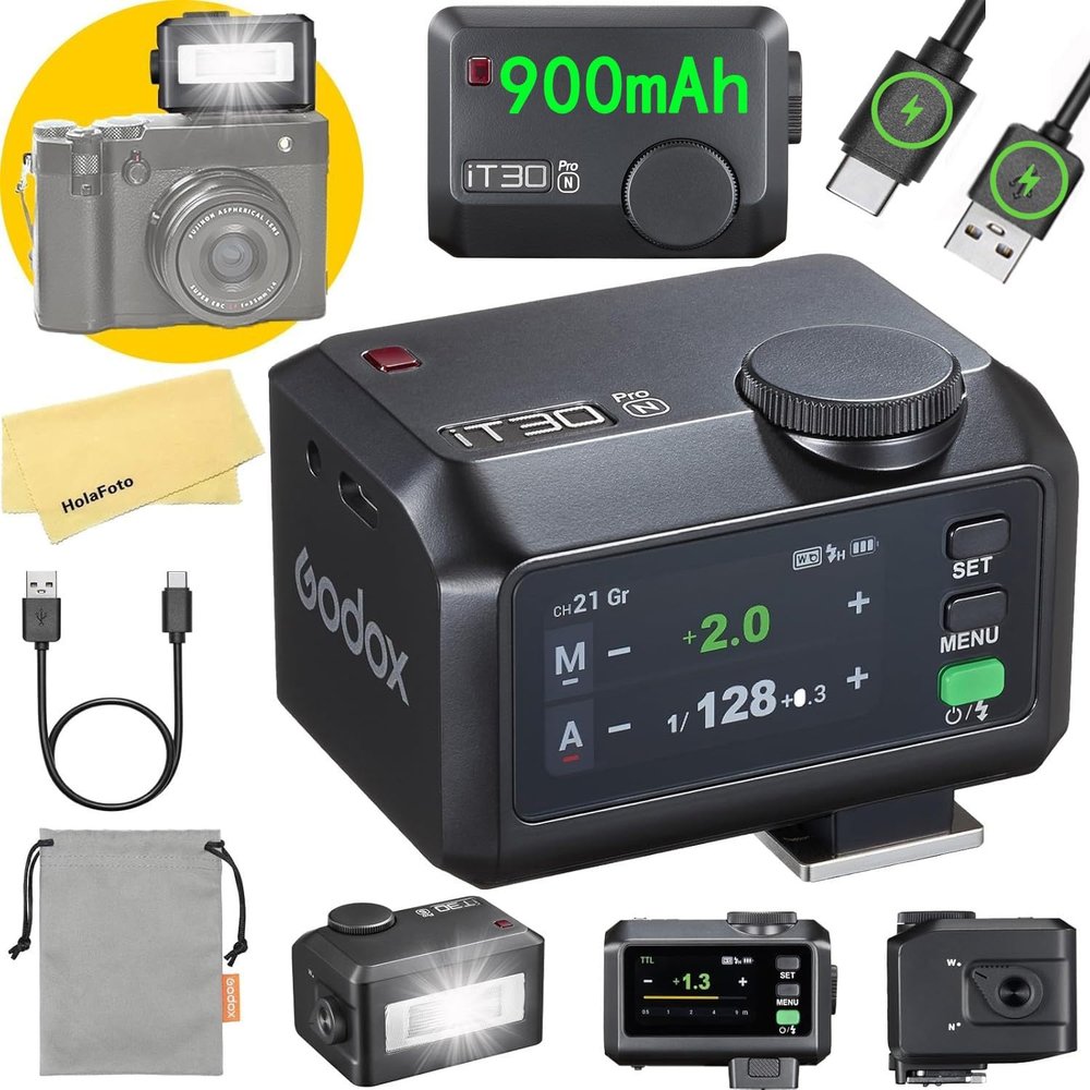 Godox iT30 Pro N iT30Pro-N TTL Mini Camera Flash for Nikon Flash Speedlight