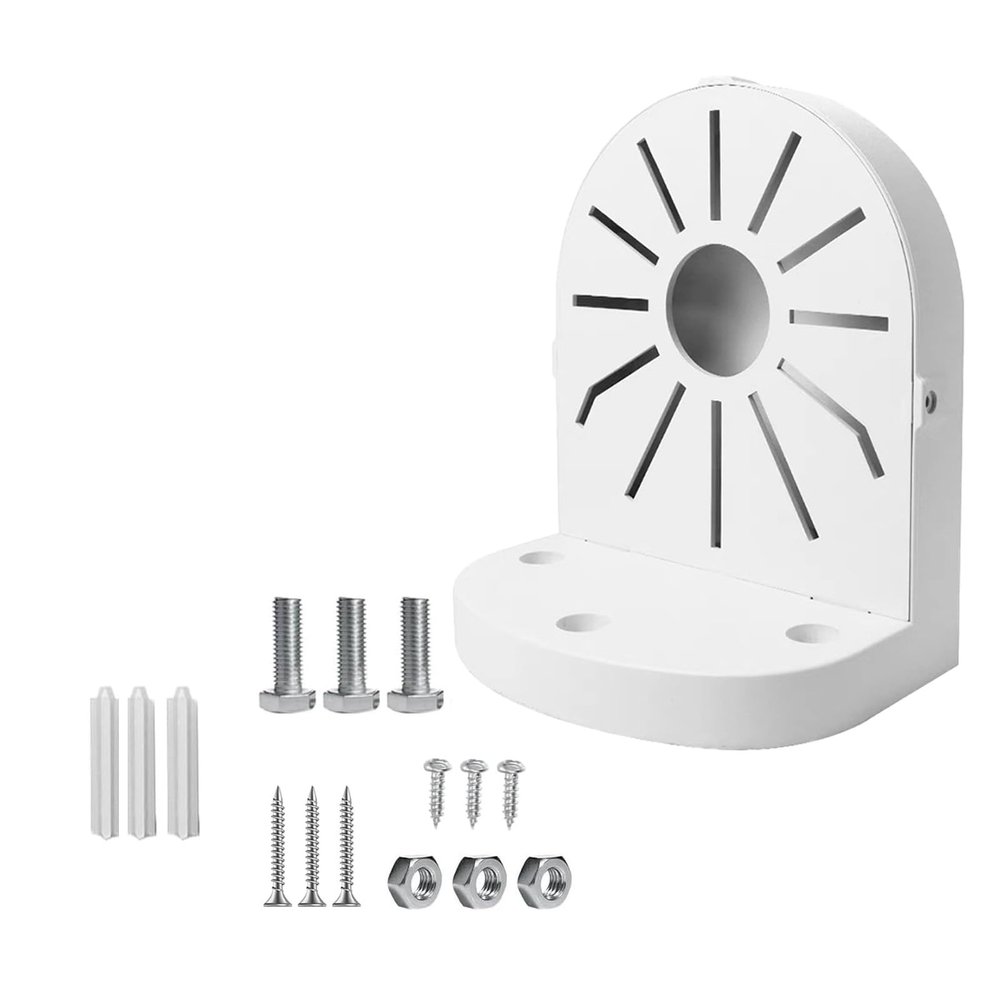 BE-TOOL 1 PCS Universal Wall Mount Bracket for Dome Security Camera, Hidden Wire Camera Bracket with Screw Accessories, for Indoor and Outdoor