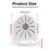 BE-TOOL 1 PCS Universal Wall Mount Bracket for Dome Security Camera, Hidden Wire Camera Bracket with Screw Accessories, for Indoor and Outdoor view 2