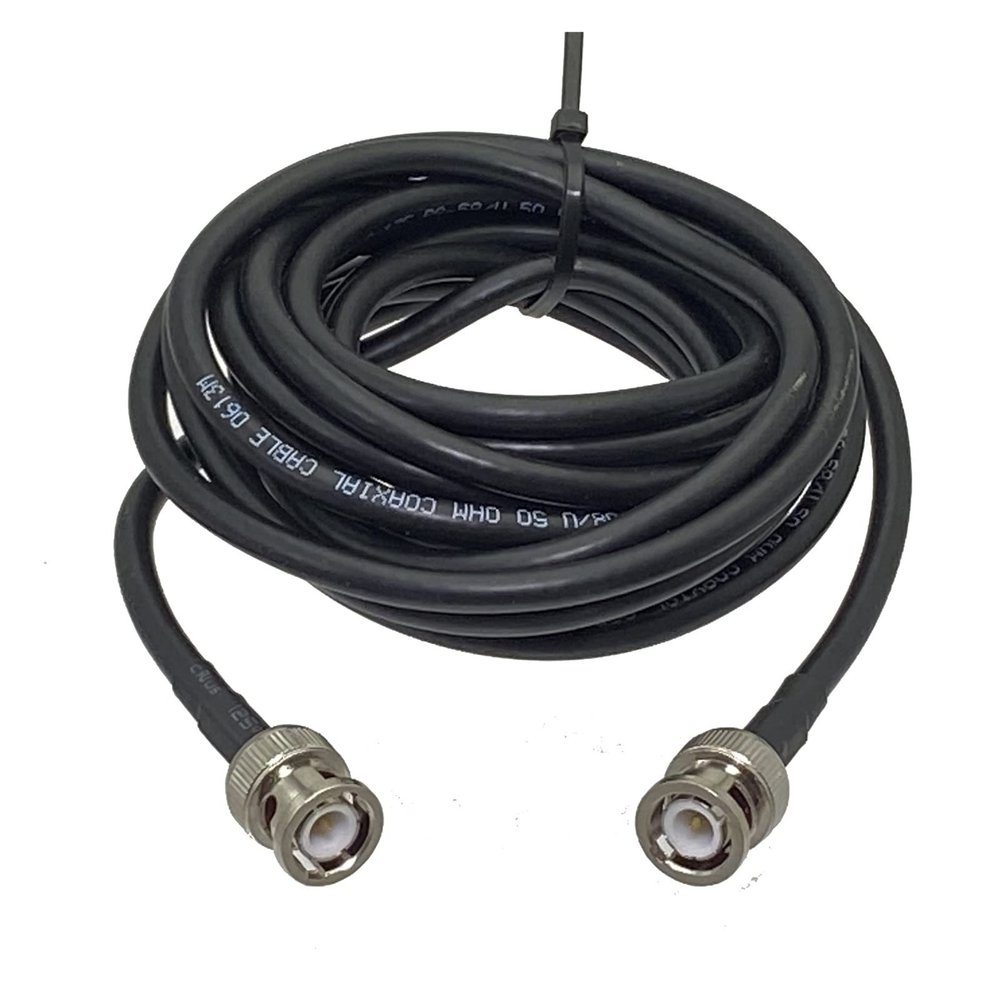 BNC Male Plug to BNC Male Plug Straight Crimp RG58 Cable RF Jumper Pigtail 4inch~20M(20M)