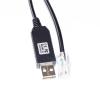ATUUKOPC FT232RL CHIP USB to RJ12 RS232 Serial Control Cable for Dual-Focus Controller to PC I/O #17695 KABLE(3metres,RJ12 to USB) view 1