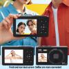 5K Digital Camera, WiFi 80MP Cameras for Photography 18X Optical Zoom, 2.8 Inch and 1.5 Inch UHD Screen, LED Fill Light, Compact Vlog Travel Camara for Content Creators (Black) view 2