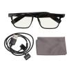 Smart Glasses with Dual Microphones, Voice Control BT 5.3 Unisex Smart Sunglasses, Open Ear Speaker, IP5,for iOS (Individual Glasses) view 1
