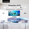 ULTIMEA 7.1ch Sound bar with Wireless Subwoofer, Virtual Surround Sound System for Smart TV, 4 Wired Surround Speakers, 410W Peak Power, App Control, Home Theater Sound System Poseidon D70, 2025 Model view 2
