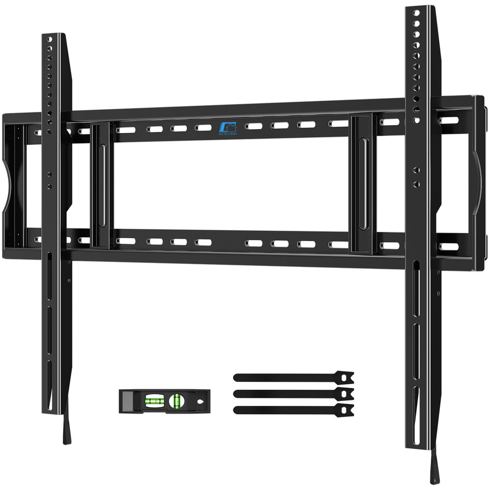 Heavy Duty Fixed TV Wall Mount for 48-150 Inch Large TVs up to 330lbs & 900x600mm VESA, Low Profile Slim TV Mount Bracket, Fits 16"/18"/24"/32" Wood Studs, for Most 65+ 75+ 85 86 90 98 100 120 150 TV