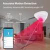 Smart PIR Motion Detector: Matter Zigbee Motion Sensor, Wireless Smart Home Security Sensor, App Remote Monitor, Requires Matter Hub, Compatible with Alexa, Google Home & Apple HomeKit view 4