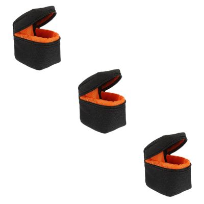 NUOBESTY 3pcs Camera Lens Protective Bag Portable Padded Pouch for Travel and Camera Lens Case Zipper for and Mirrorless Lenses