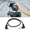 Micro Traders 2pcs 3.5mm Plug to Male Flash PC Sync Cord Cable 30CM for Studio Photography view 2