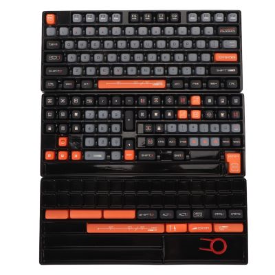 154 Key PBT Keycap Set, XDA Height, Five Sided Thermal Sublimation, Mechanical Keyboard Compatible, Installation with Keycap Puller, Durably and Customizable