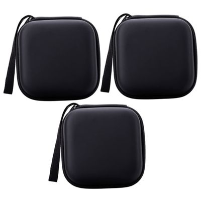 DIYEAH 3pcs Portable Electronic Earphone Organizer Bag Storage Case for Usb Cables Headphones and Chargers Outdoor Travel Friendly and Efficient