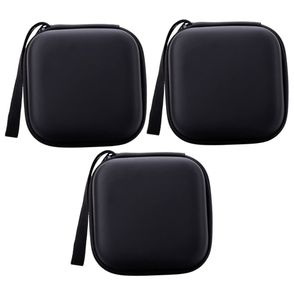 DIYEAH 3pcs Portable Electronic Earphone Organizer Bag Storage Case for Usb Cables Headphones and Chargers Outdoor Travel Friendly and Efficient