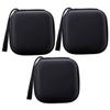 DIYEAH 3pcs Portable Electronic Earphone Organizer Bag Storage Case for Usb Cables Headphones and Chargers Outdoor Travel Friendly and Efficient view 1
