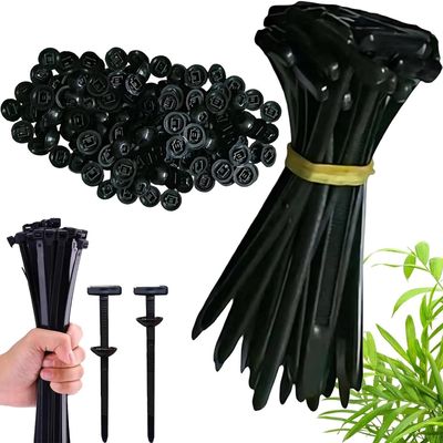 160PCS Nylon Universal Cable Tie Buckle, Zip Tie Rivet, Universal Cable Tie Buckle, Nylon Cable Ties Buckles, T Zip Ties, Plastic Cable Ties Tool Fasteners Car Body (100pcs)