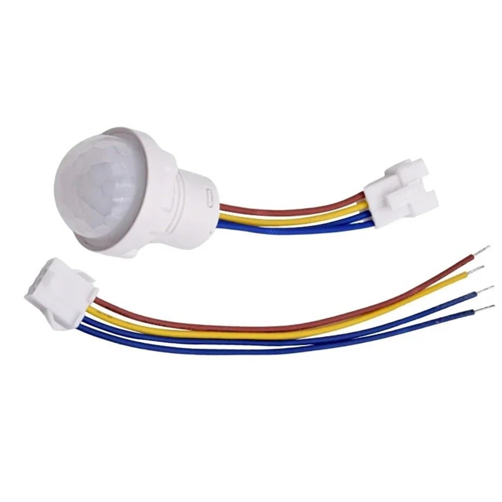 SRDRK AC 12V 24V DC 110V 220V Pir Infrared Motion Automatic Sensor Detector Light Switch IR Human Body Induction Indoor Outdoor Lamp(100-240V AC)