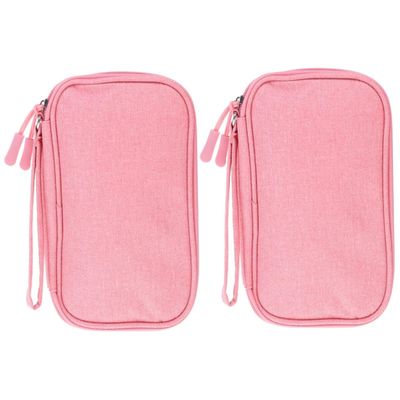 DIYEAH Travel Electronics Organizer Bag Multi Storage Case for Digital Accessories Durable Cloth Material Convenient Lanyard for Easy Carrying and Organization