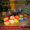 Colorful Life Snowman Silicone Night Light, Rechargeable Pat-Activated LED Lamp, Soft Ambient Bedside Light for Kids Bedroom & Nursery, Cute Ideal Gift for Christmas & Holidays view 4
