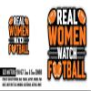 2 (Pieces) 3" and 5" Real Women Watch Football Sticker, Waterproof Vinyl Decals for Many Purpose Like Cars, Trucks, Laptops, Phones, Windows and More view 2